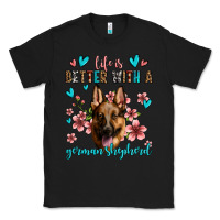Black life is better with a german shepherd Classic Tee - Jasminsmagicworld
