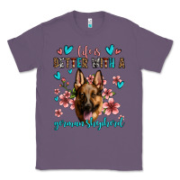 Lavender life is better with a german shepherd Classic Tee - Jasminsmagicworld