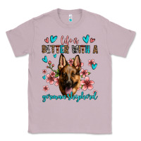 Lilac life is better with a german shepherd Classic Tee - Jasminsmagicworld