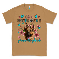 Toasted Coconut life is better with a german shepherd Classic Tee - Jasminsmagicworld
