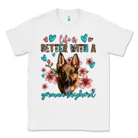 White life is better with a german shepherd Classic Tee - Jasminsmagicworld