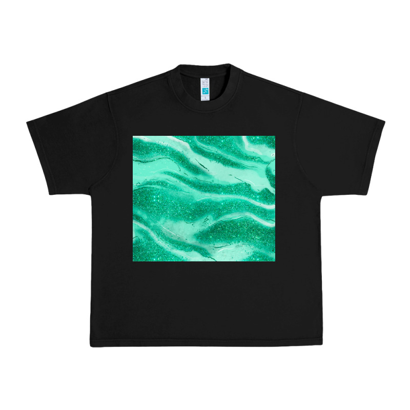 Green Glitter Urban Heavy Tee by JahusDesignShop | Teevron