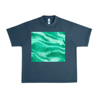 Midnight Navy green glitter Urban Heavy Tee - JahusDesignShop