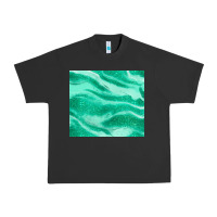 Pigment Black green glitter Urban Heavy Tee - JahusDesignShop