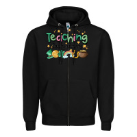 Black teaching lucky charm Zipper Hoodie - MaliasSmallBusiness
