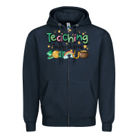 Navy teaching lucky charm Zipper Hoodie - MaliasSmallBusiness