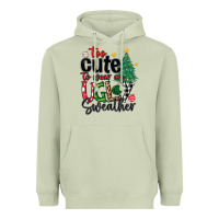Matcha too cute to wear ugly  christmas Heavyweight Hoodie - MaliasSmallBusiness
