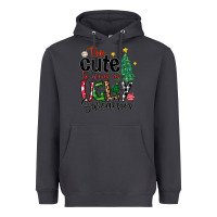 Smoke too cute to wear ugly  christmas Heavyweight Hoodie - MaliasSmallBusiness