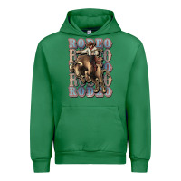 Emerald Rodeo Cowboy bull western Urban Hoodie - HowdyJamesFarm