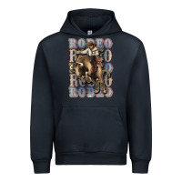 Navy Rodeo Cowboy bull western Urban Hoodie - HowdyJamesFarm