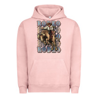 Pigment Salmon Rodeo Cowboy bull western Urban Hoodie - HowdyJamesFarm