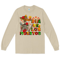 Mushroom dia de los muertos Long Sleeve Tee - AdoDesignShop