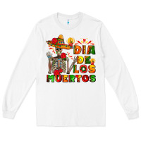 White dia de los muertos Long Sleeve Tee - AdoDesignShop