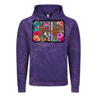Cloud Purple mimi floral background Vintage Hoodie - HRA Design Shop