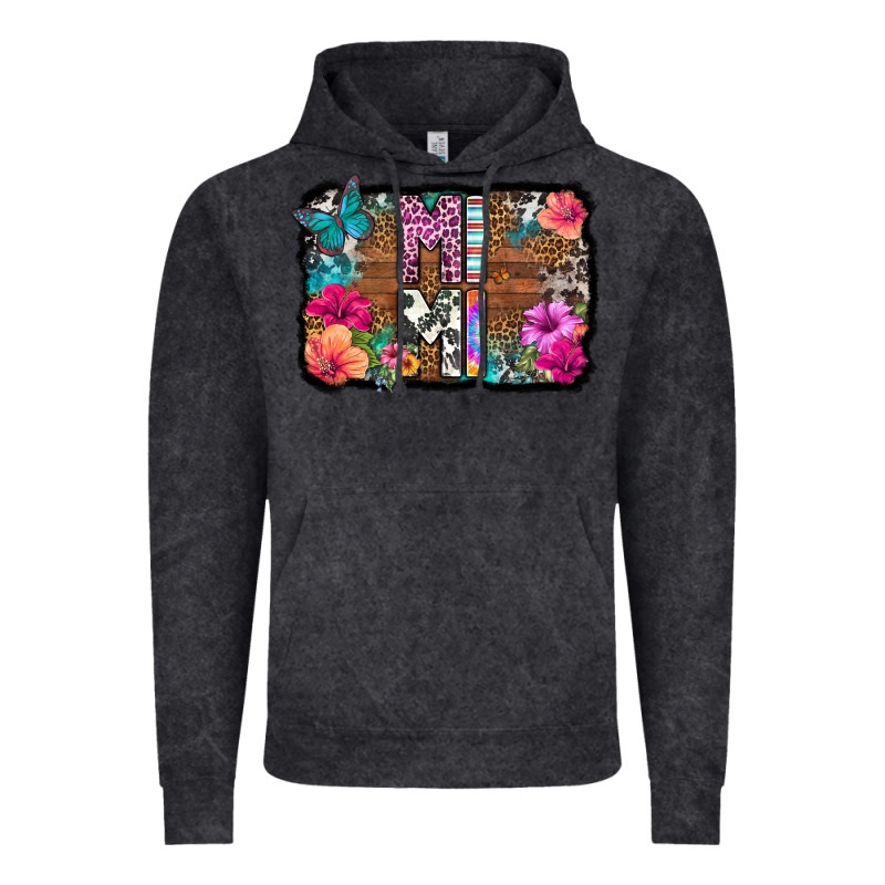 Mimi Floral Background Vintage Hoodie by HRA Design Shop | Teevron