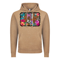Vintage Coffee mimi floral background Vintage Hoodie - HRA Design Shop