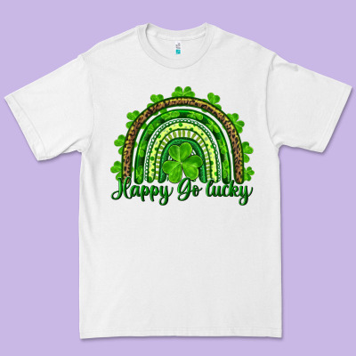 Premium Tee st. patricks day happy go lucky