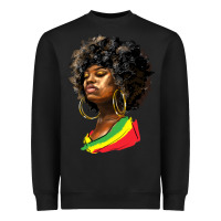 Black juneteenth black women Heavyweight Sweatshirt - HRA Design Shop