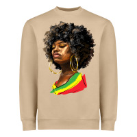 Mushroom juneteenth black women Heavyweight Sweatshirt - HRA Design Shop