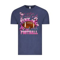 Vintage Denim in october we wear pink and watch football Vintage Tee - AdoDesignShop