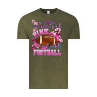 Vintage Olive in october we wear pink and watch football Vintage Tee - AdoDesignShop