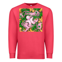 Cardinal christmas smile gingerbread cookie seamless pattern bbs Premium Sweatshirt - BundleAndBundleShop