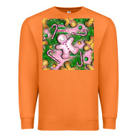 Carrot christmas smile gingerbread cookie seamless pattern bbs Premium Sweatshirt - BundleAndBundleShop