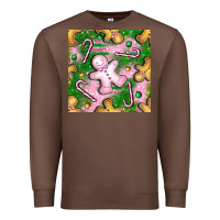 Chestnut christmas smile gingerbread cookie seamless pattern bbs Premium Sweatshirt - BundleAndBundleShop