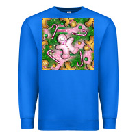 True Royal christmas smile gingerbread cookie seamless pattern bbs Premium Sweatshirt - BundleAndBundleShop