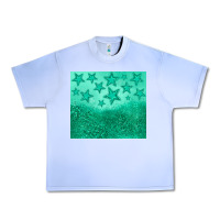 Grape Ice green glitter star Urban Heavy Tee - JahusDesignShop