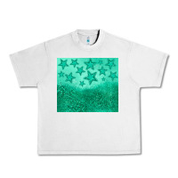 Lunar Rock green glitter star Urban Heavy Tee - JahusDesignShop