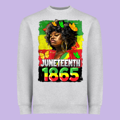 Juneteenth 1865 Black Freedom Heavyweight Sweatshirt Designed By Hra Design Shop