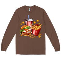Chestnut hamburger potatoes and coke Long Sleeve Tee - AdoDesignShop