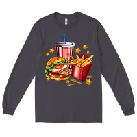 Smoke hamburger potatoes and coke Long Sleeve Tee - AdoDesignShop