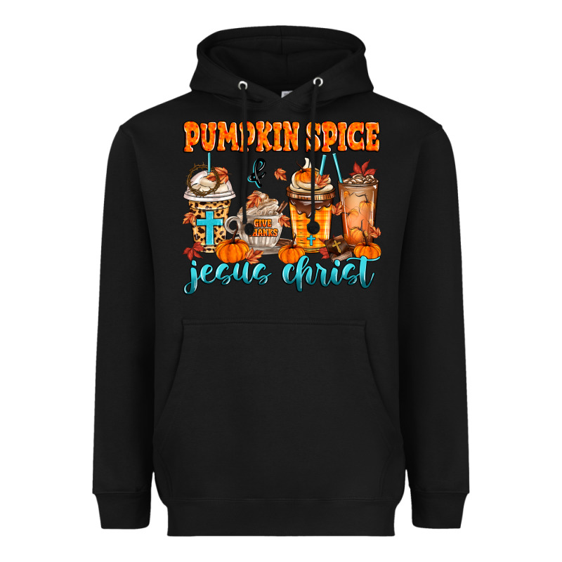 Pumpkin Spice Jesus Christ Heavyweight Hoodie by MaliasSmallBusiness | Teevron