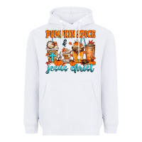 White pumpkin spice jesus christ Heavyweight Hoodie - MaliasSmallBusiness