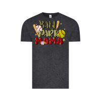 Vintage Black ballpark mama Vintage Tee - JahusDesignShop