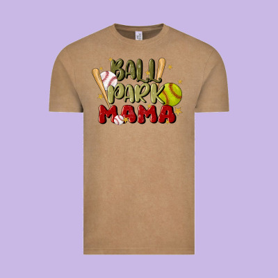 Ballpark Mama Vintage Tee Designed By Jahusdesignshop