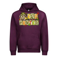 Mauve Wine Egg hunter with camouflage plate letters Easter Urban Hoodie - HowdyJamesFarm