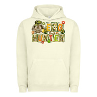 Pigment Pistachio Egg hunter with camouflage plate letters Easter Urban Hoodie - HowdyJamesFarm
