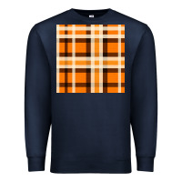 Navy tartan seamless pattern bbs Premium Sweatshirt - BundleAndBundleShop