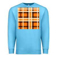 Ocean Blue tartan seamless pattern bbs Premium Sweatshirt - BundleAndBundleShop