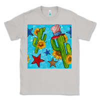 Moon Dust 4th of july cacti seamless pattern Classic Tee - BundleAndBundleShop
