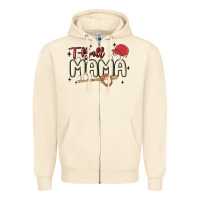 Sandshell t ball mama baseball Zipper Hoodie - MaliasSmallBusiness