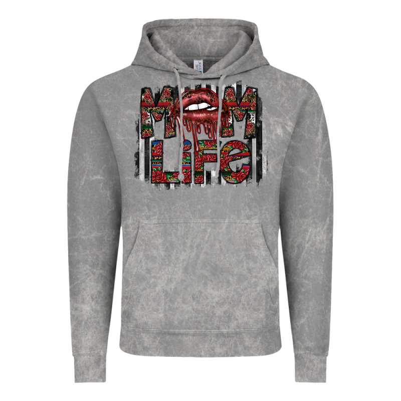 Mom Life Vintage Hoodie by SublimationCraftShop | Teevron