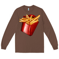 Chestnut french fries Long Sleeve Tee - AdoDesignShop