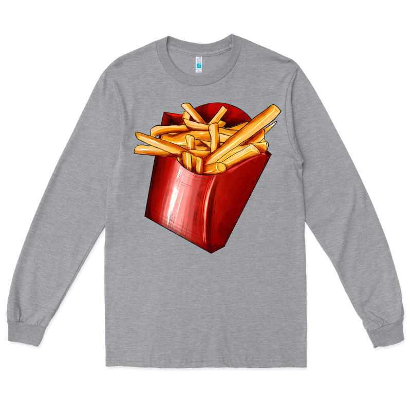 French Fries Long Sleeve Tee by AdoDesignShop | Teevron
