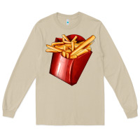 Mushroom french fries Long Sleeve Tee - AdoDesignShop