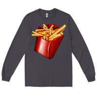 Smoke french fries Long Sleeve Tee - AdoDesignShop