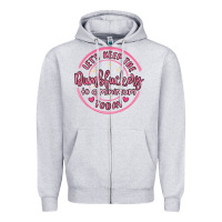 Heather Grey dumbfuckery to minimum Zipper Hoodie - MaliasSmallBusiness